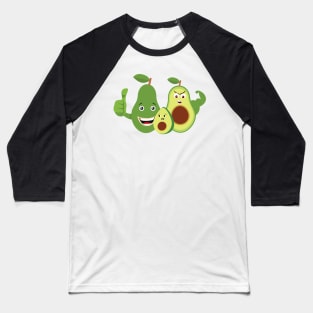 Avocado - Funny Avocado Design Baseball T-Shirt